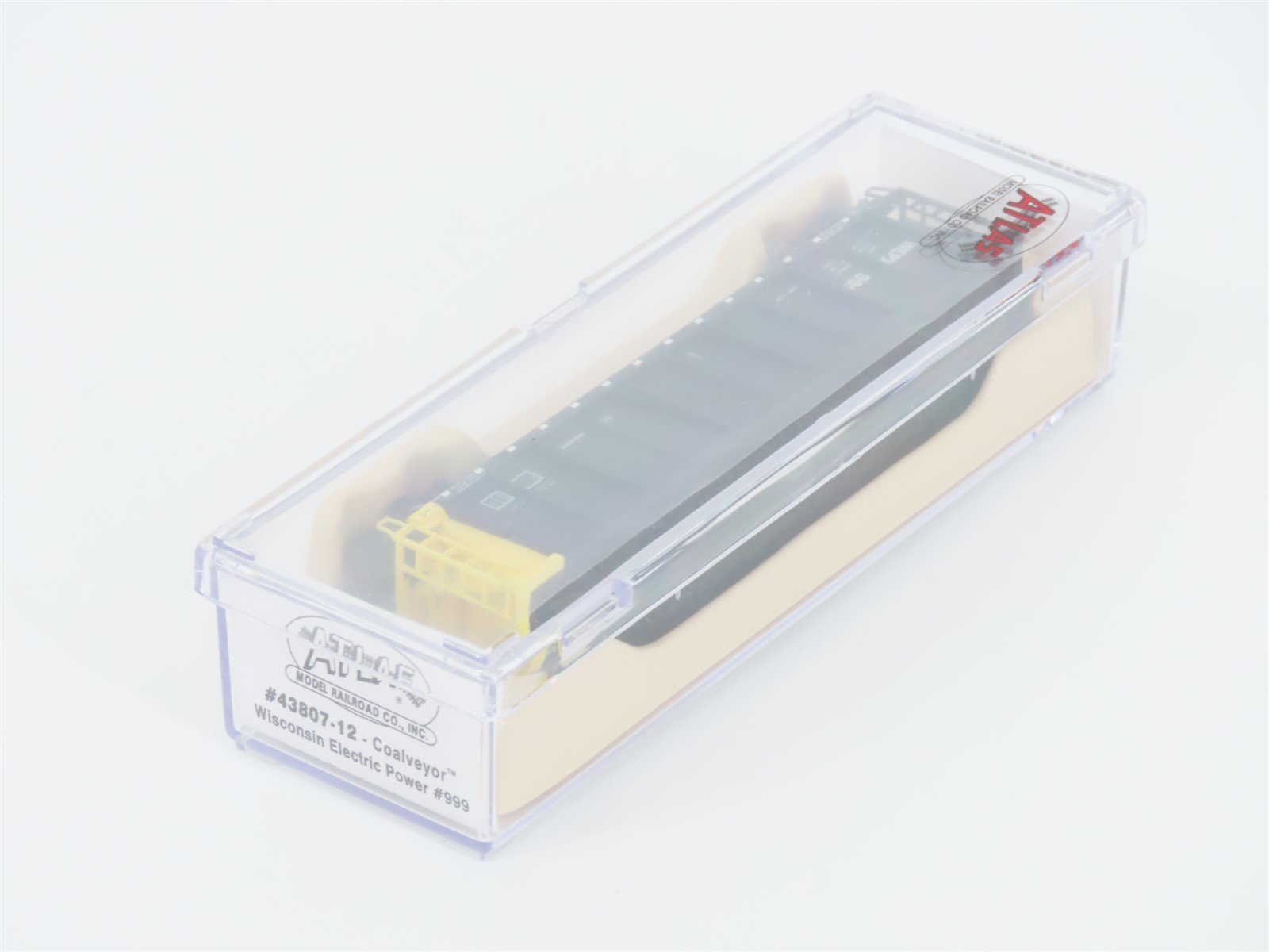 N Scale Atlas 43807-12 WEPX Wisconsin Electric Power Coalveyor #999 w/ Load