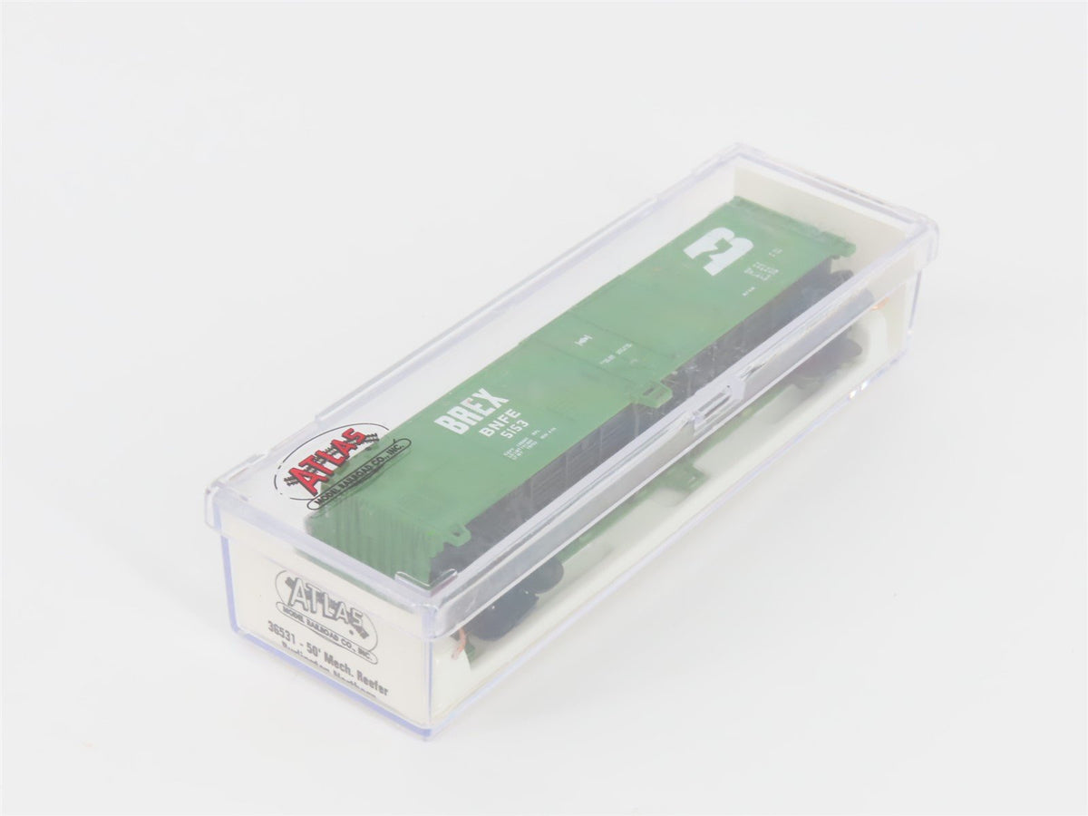 N Scale Atlas 36531 BNFE BREX Burlington Northern 50&#39; Mechanical Reefer #5153