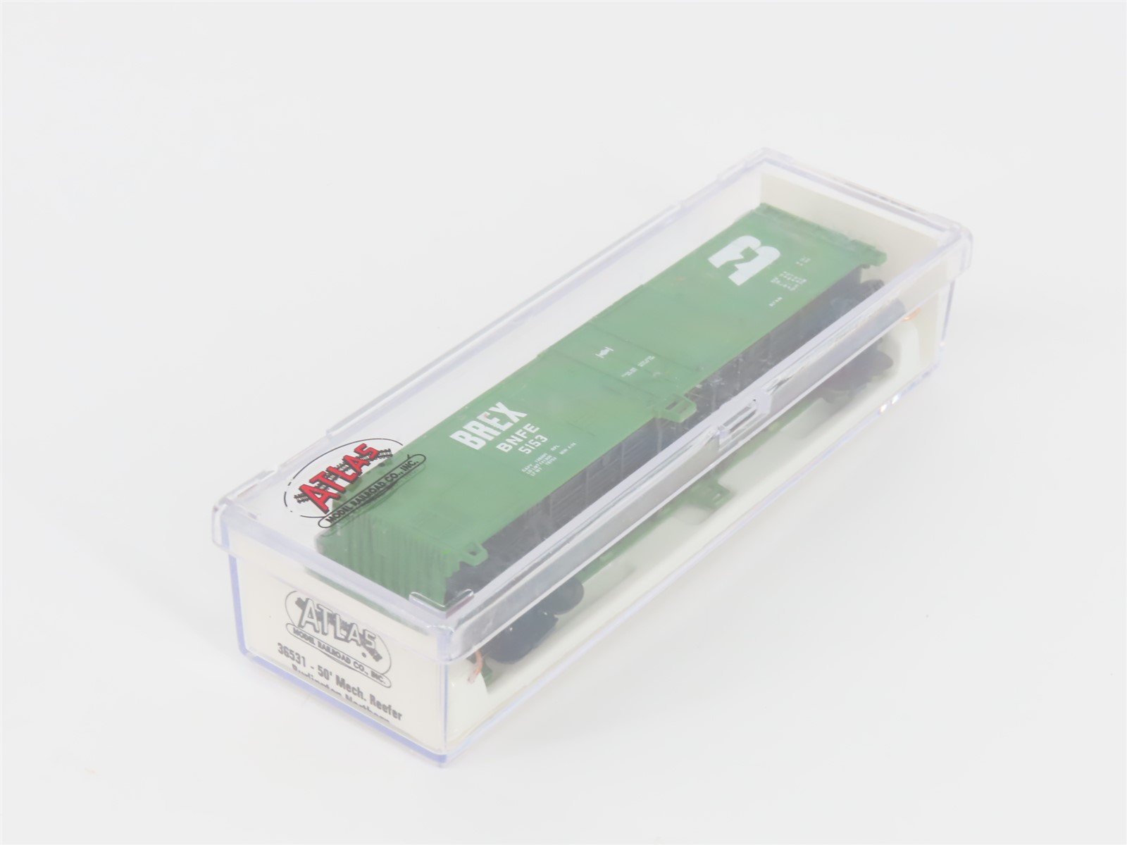 N Scale Atlas 36531 BNFE BREX Burlington Northern 50' Mechanical Reefer #5153