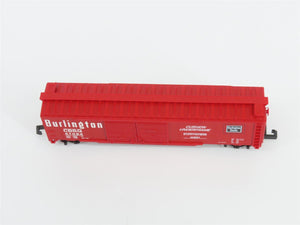 N Scale Atlas 36332 CB&Q Burlington Route 50' Double Door Box Car #47054