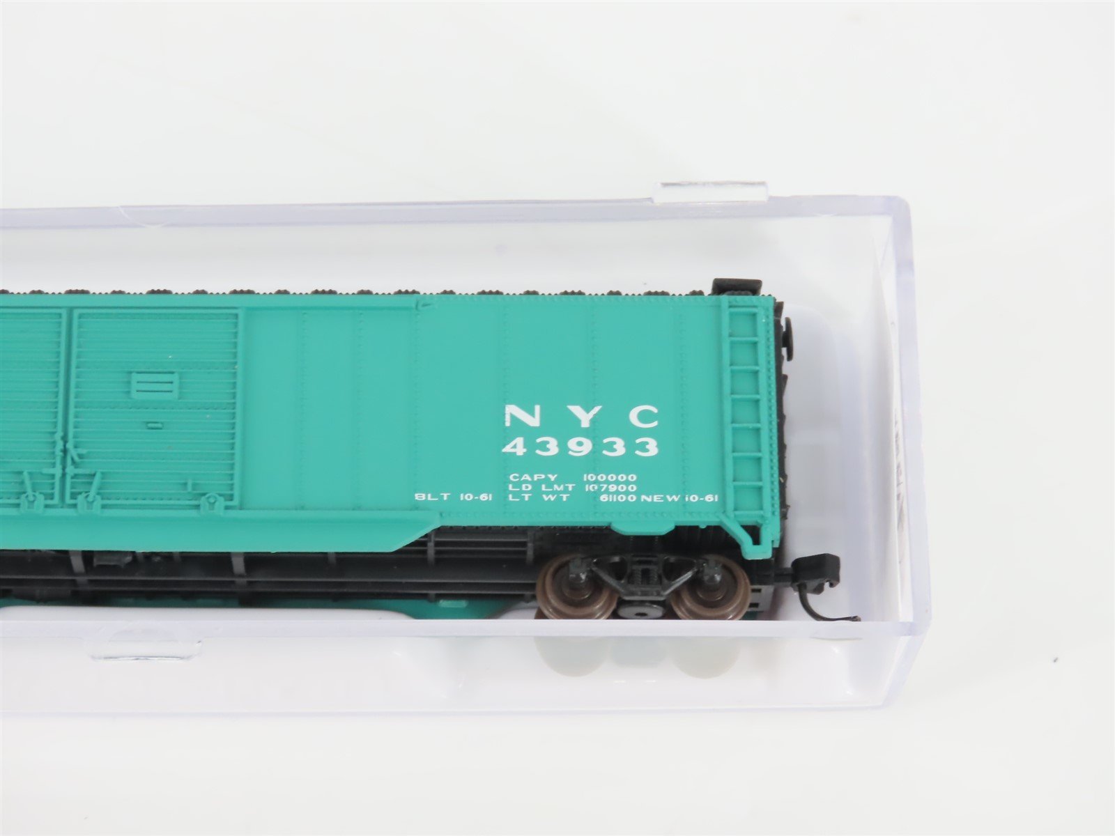 N Scale Atlas 36313 NYC New York Central System 50' Double Door Box Car #43933