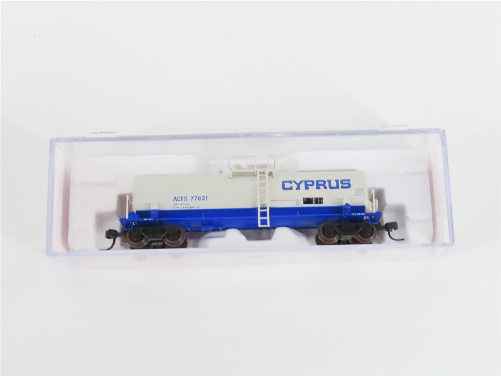 N Scale Atlas 34922 ACFX Cyprus Kaolin Tank Car #77831