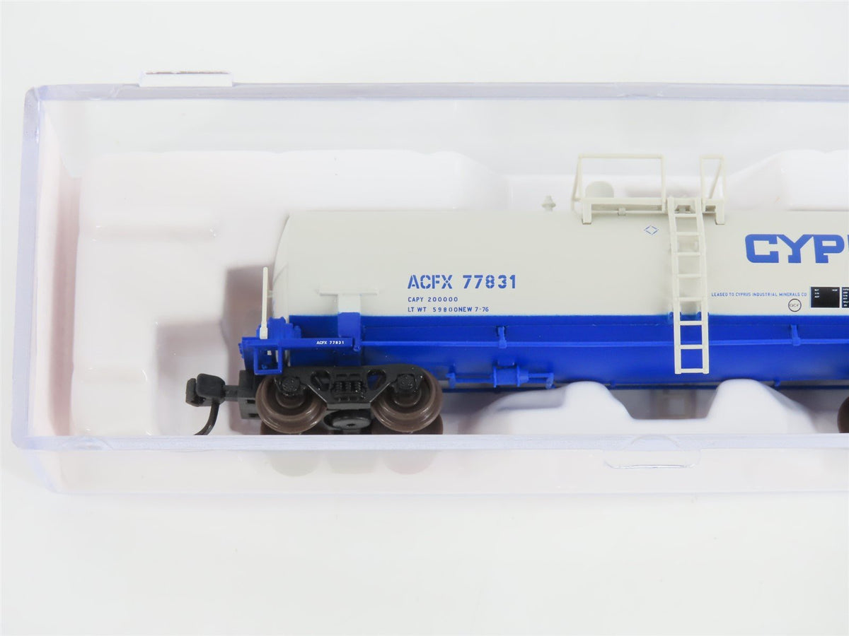 N Scale Atlas 34922 ACFX Cyprus Kaolin Tank Car #77831