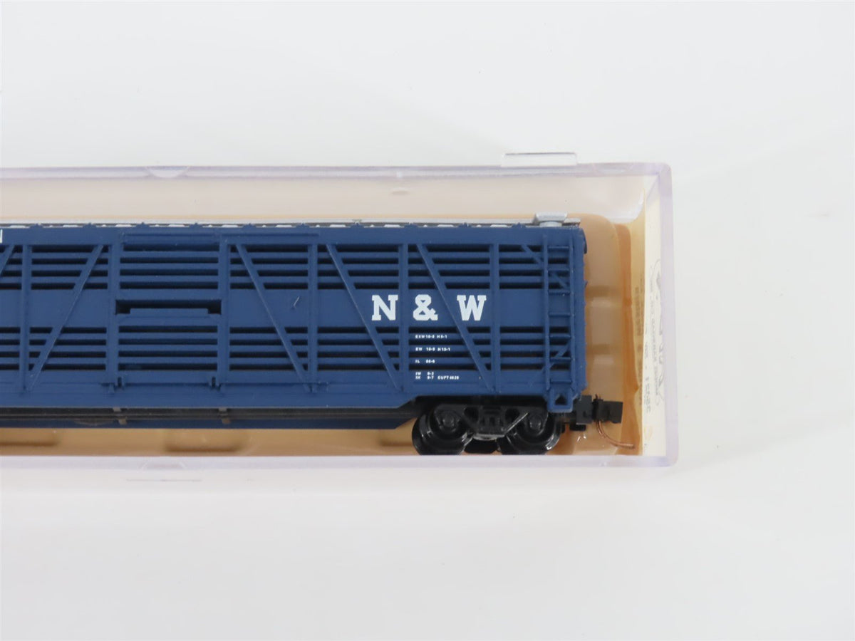 N Scale Atlas 35421 N&amp;W Norfolk &amp; Western 50&#39; Stock Car #316612