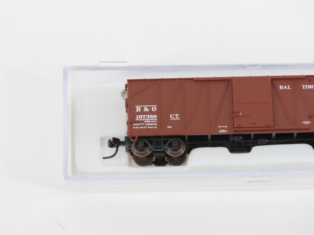 N Scale Atlas 41712 B&amp;O Baltimore &amp; Ohio Single Door Box Car #187388