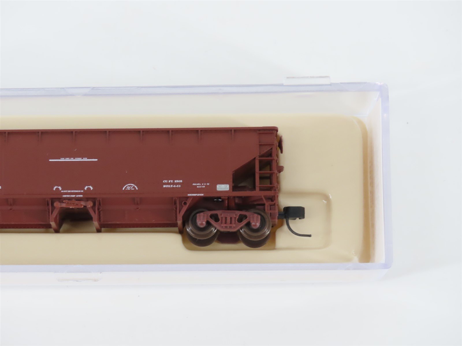 N Scale Atlas 34775-6 SOO Line 2-Bay 70 Ton Hart Ballast Hopper #9941
