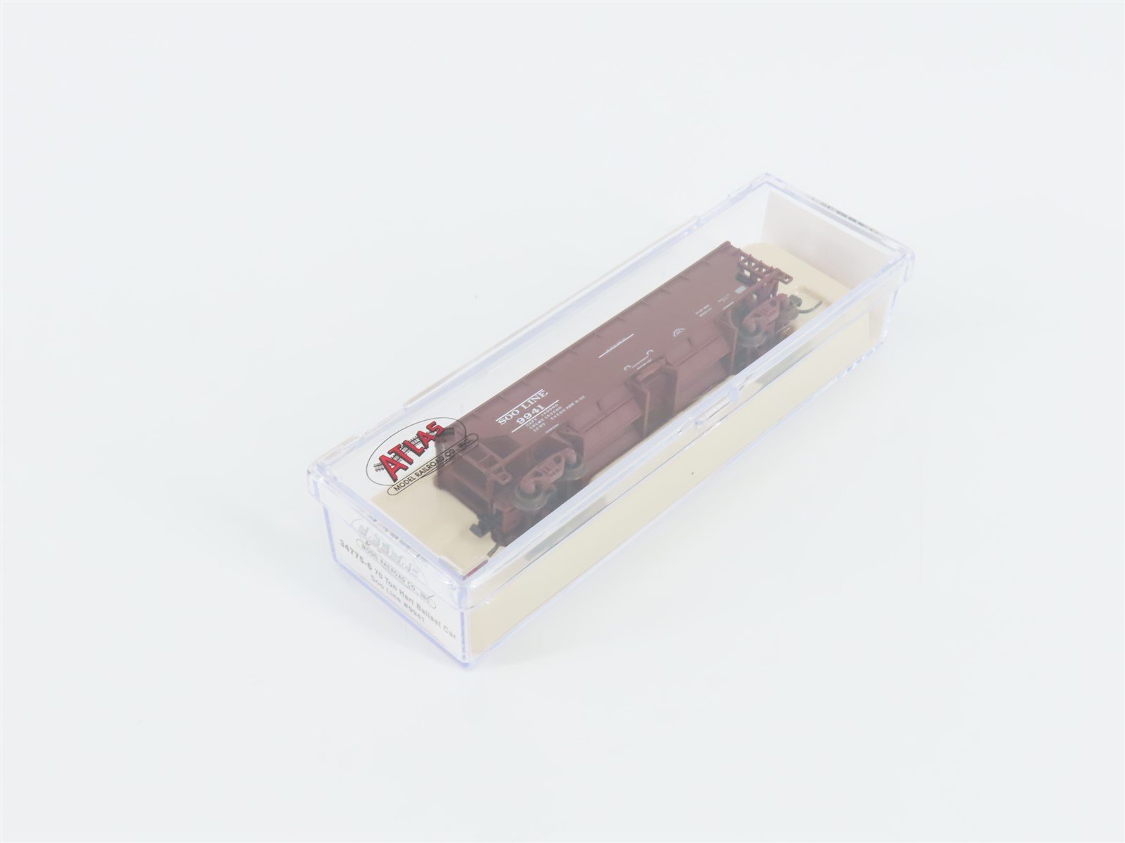 N Scale Atlas 34775-6 SOO Line 2-Bay 70 Ton Hart Ballast Hopper #9941