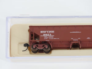 N Scale Atlas 34775-5 SOO Line 2-Bay 70 Ton Hart Ballast Hopper #9923