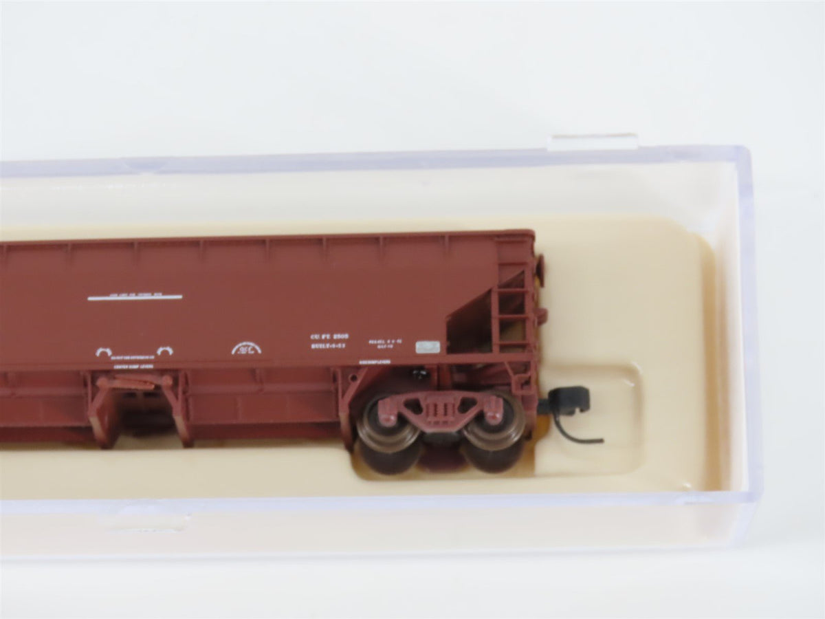 N Scale Atlas 34775-5 SOO Line 2-Bay 70 Ton Hart Ballast Hopper #9923