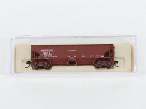 N Scale Atlas 34775-4 SOO Line 2-Bay 70 Ton Hart Ballast Hopper #9911