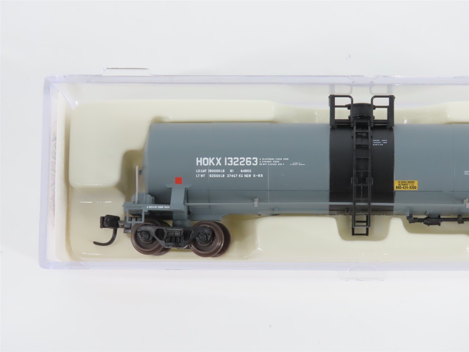 N Scale Atlas 40541 HOKX Occidental Chemical 17,360 Gallon Tank Car #132263
