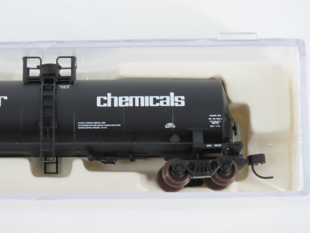 N Scale Atlas 40611 ACFX Hooker Chemicals 17,360 Gallon Tank Car #85437