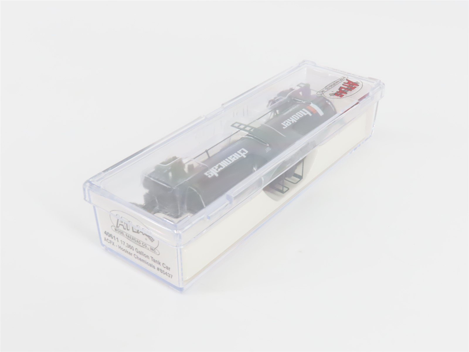 N Scale Atlas 40611 ACFX Hooker Chemicals 17,360 Gallon Tank Car #85437