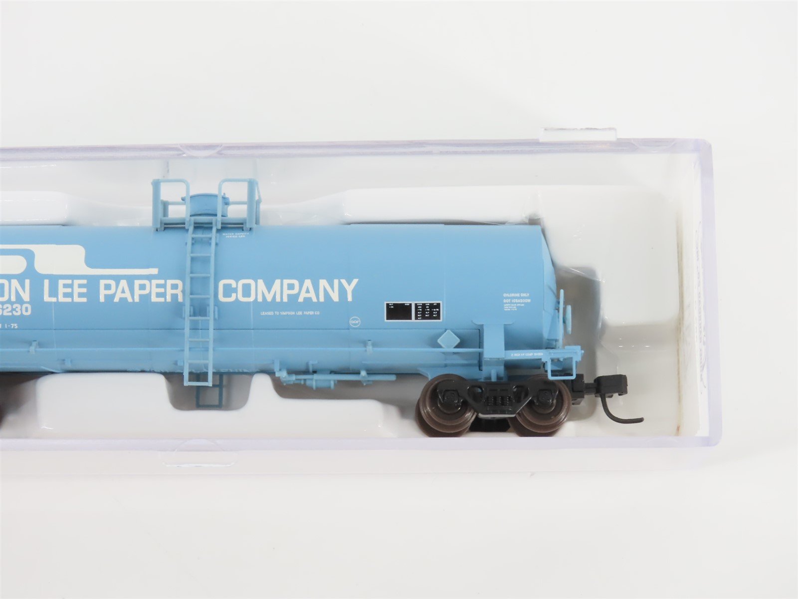 N Scale Atlas 40582 ACFX Simpson Lee Paper 17,360 Gallon Tank Car #86230