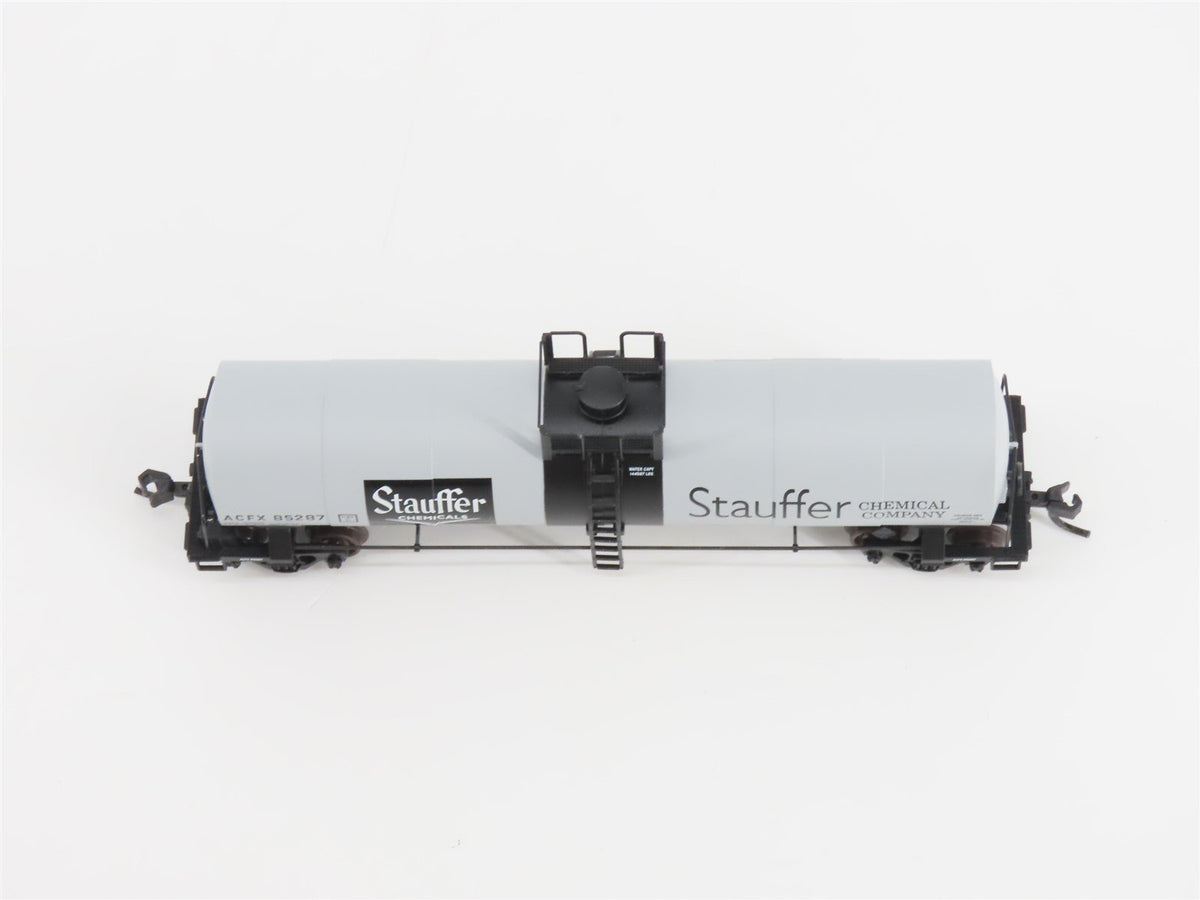 N Scale Atlas 40572 ACFX Stauffer Chemical 17,360 Gallon Tank Car #85287