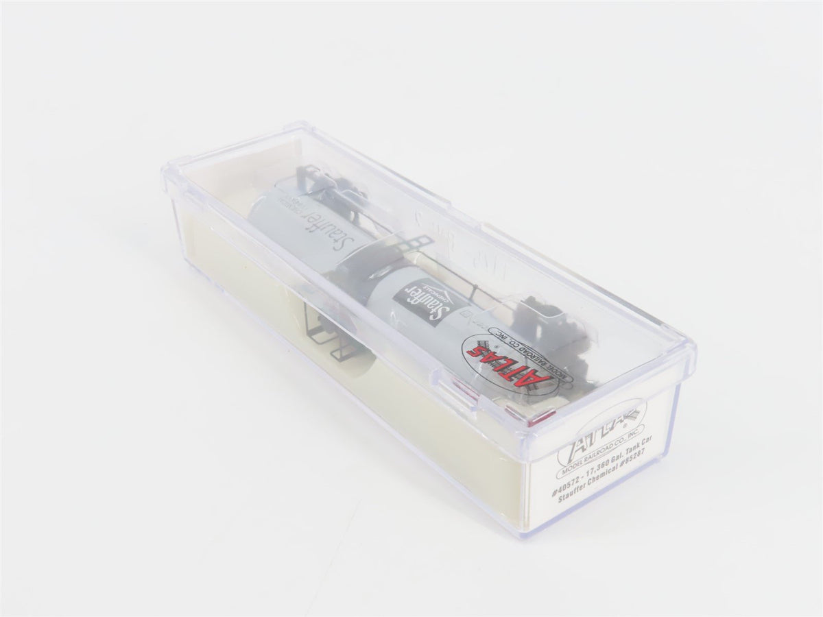 N Scale Atlas 40572 ACFX Stauffer Chemical 17,360 Gallon Tank Car #85287