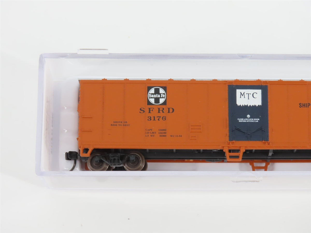 N Scale Atlas 36674 SFRD Santa Fe 50&#39; Mechanical Reefer #3176