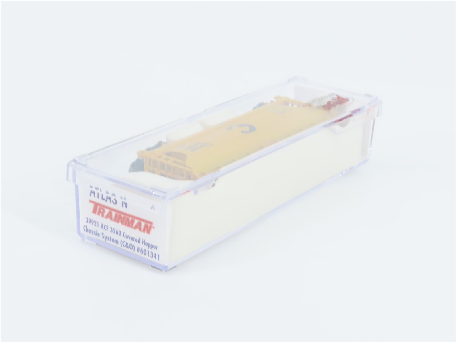 N Scale Atlas Trainman 39921 C&O Chessie System 3-Bay Covered Hopper #601341