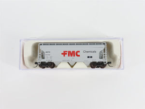N Scale Atlas Trainman 39914A ACFX FMC Chemicals 3-Bay Covered Hopper #64133