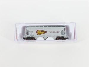 N Scale Atlas Trainman 39906A DMIR Ship Missabe 3-Bay Covered Hopper #5025