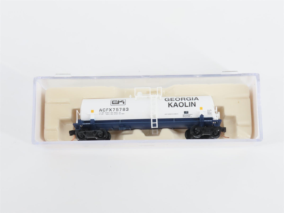 N Scale Atlas 34812 ACFX Georgia Kaolin Tank Car #75783