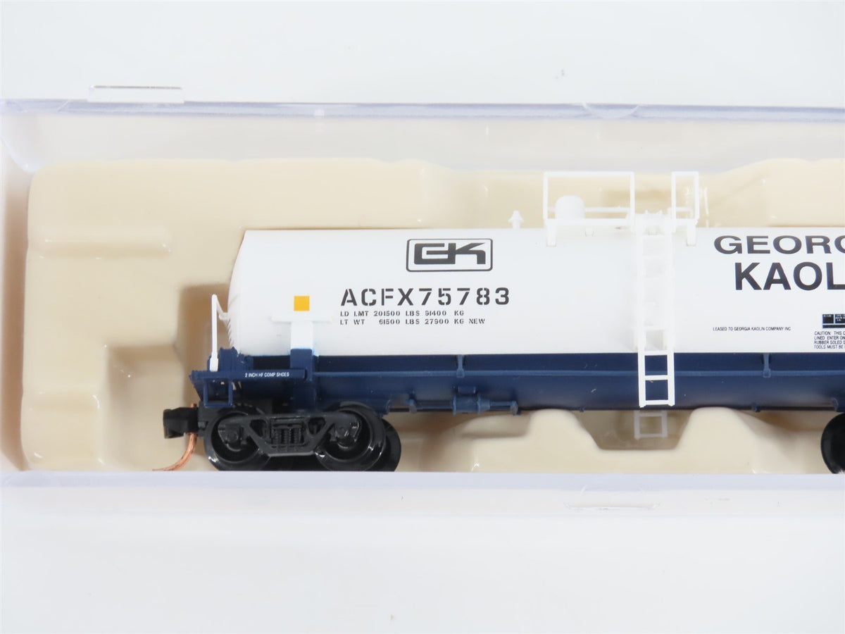 N Scale Atlas 34812 ACFX Georgia Kaolin Tank Car #75783