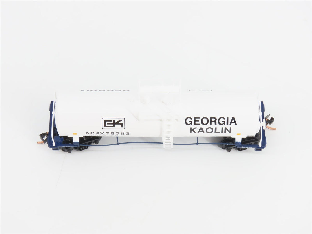 N Scale Atlas 34812 ACFX Georgia Kaolin Tank Car #75783