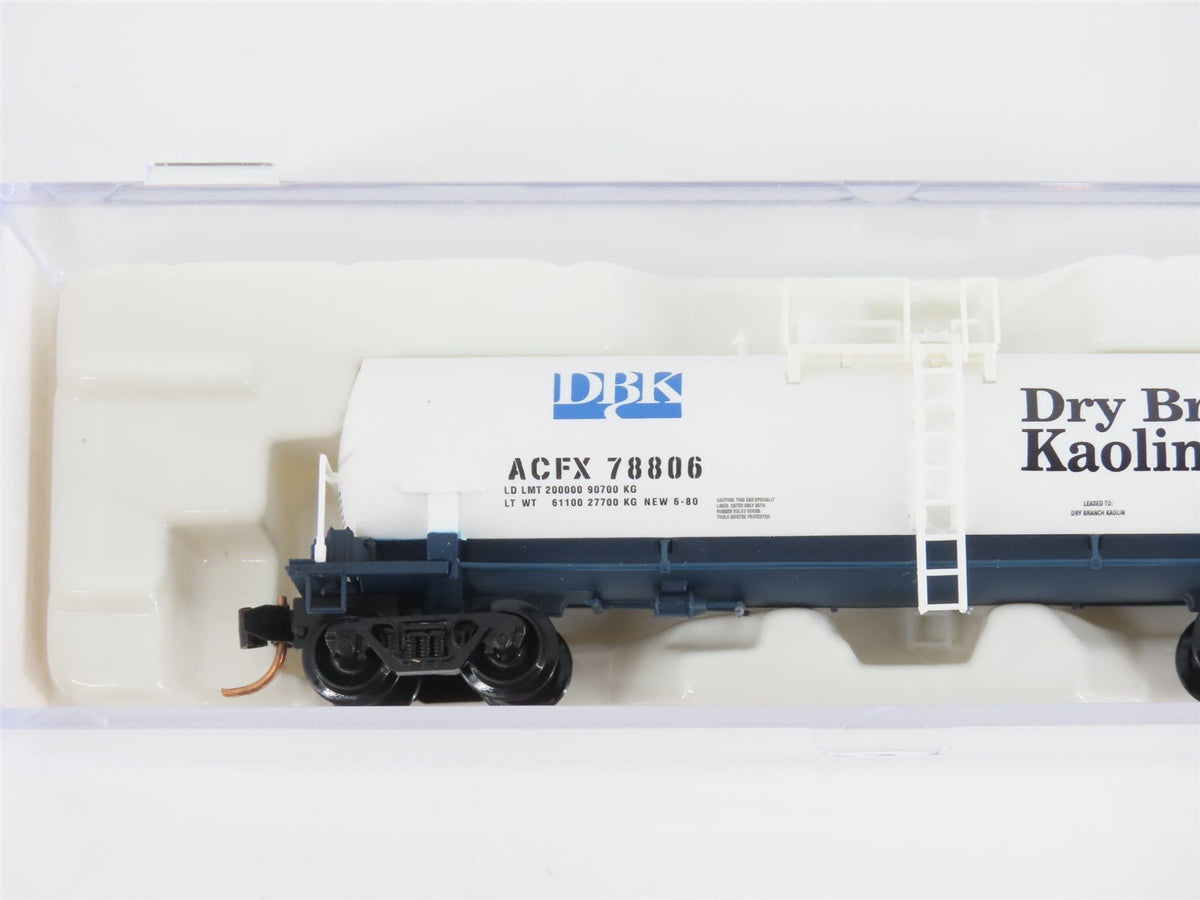 N Scale Atlas 34851 ACFX Dry Branch Kaolin Tank Car #78806