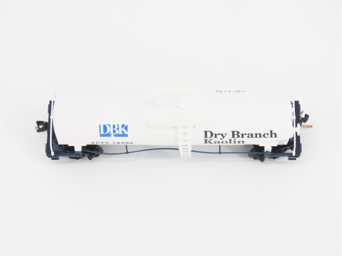 N Scale Atlas 34851 ACFX Dry Branch Kaolin Tank Car #78806
