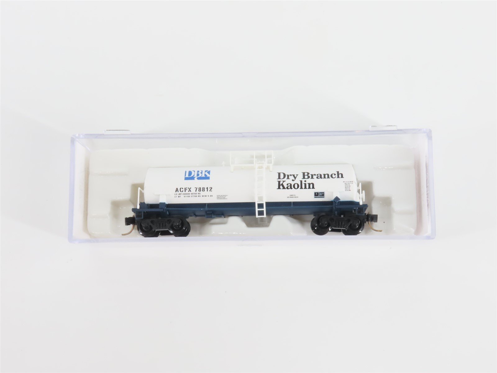 N Scale Atlas 34852 ACFX Dry Branch Kaolin Tank Car #78812