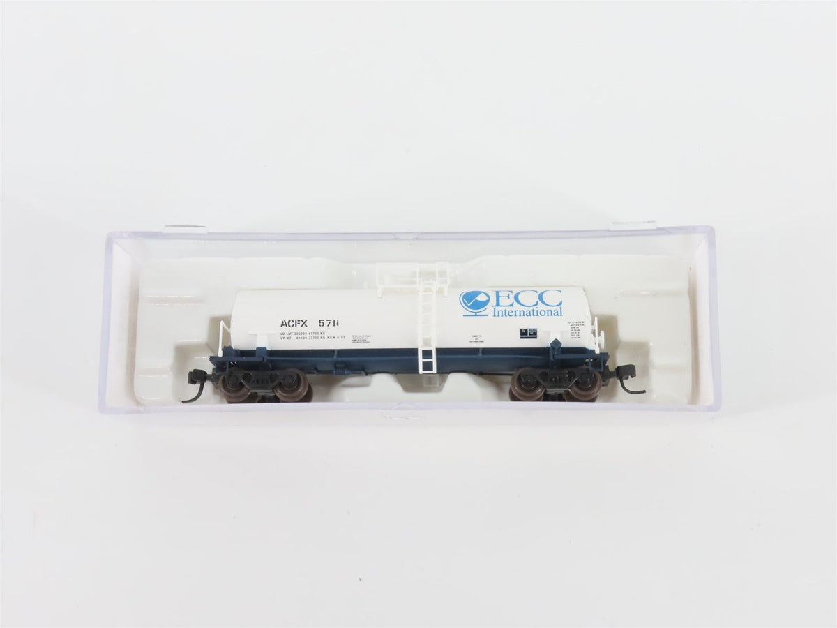 N Scale Atlas 34871 ACFX ECC International Kaolin Tank Car Custom Road #75711