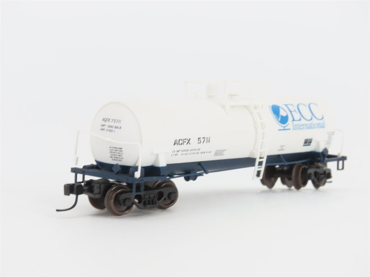 N Scale Atlas 34871 ACFX ECC International Kaolin Tank Car Custom Road #75711