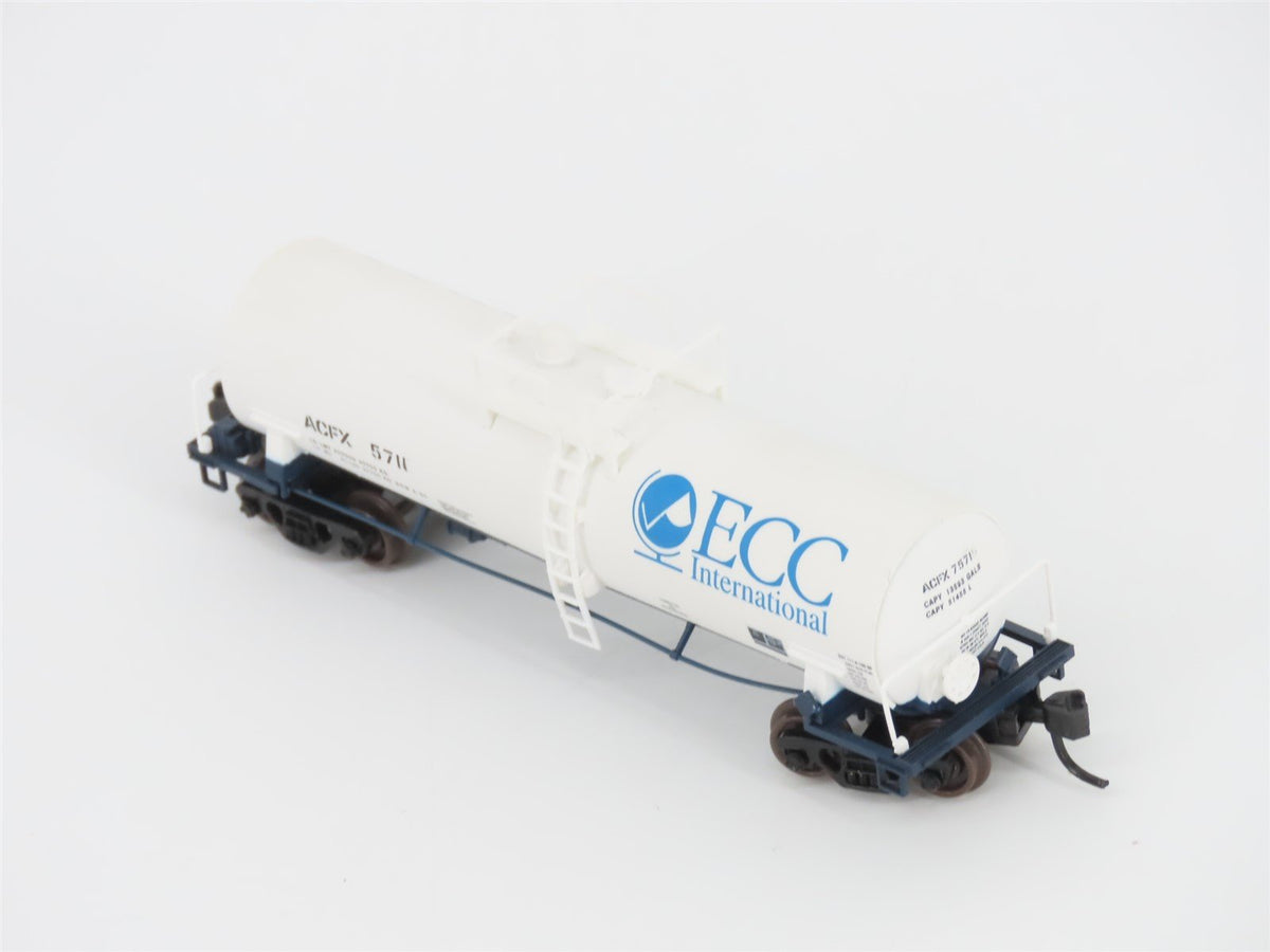 N Scale Atlas 34871 ACFX ECC International Kaolin Tank Car Custom Road #75711
