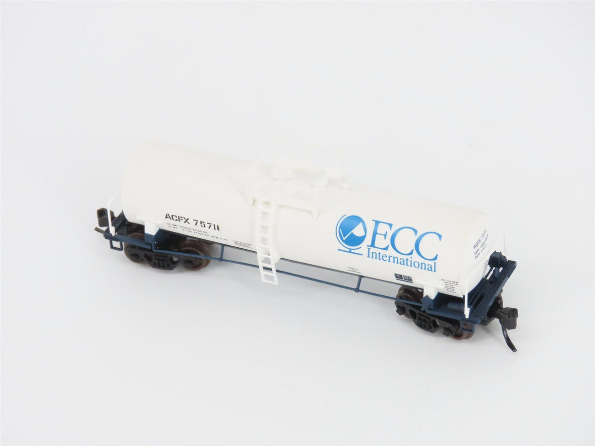N Scale Atlas 34871 ACFX ECC International Kaolin Tank Car Custom Road #75711