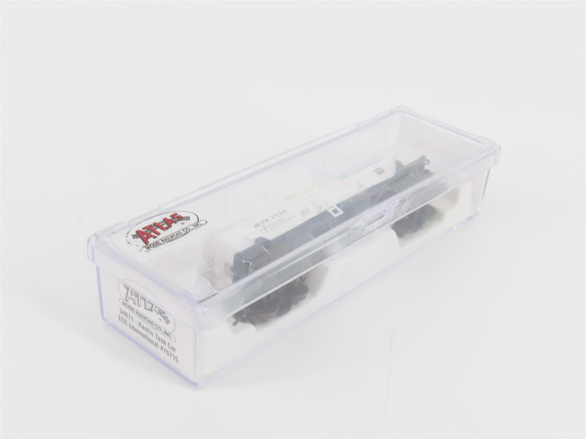 N Scale Atlas 34871 ACFX ECC International Kaolin Tank Car Custom Road #75711