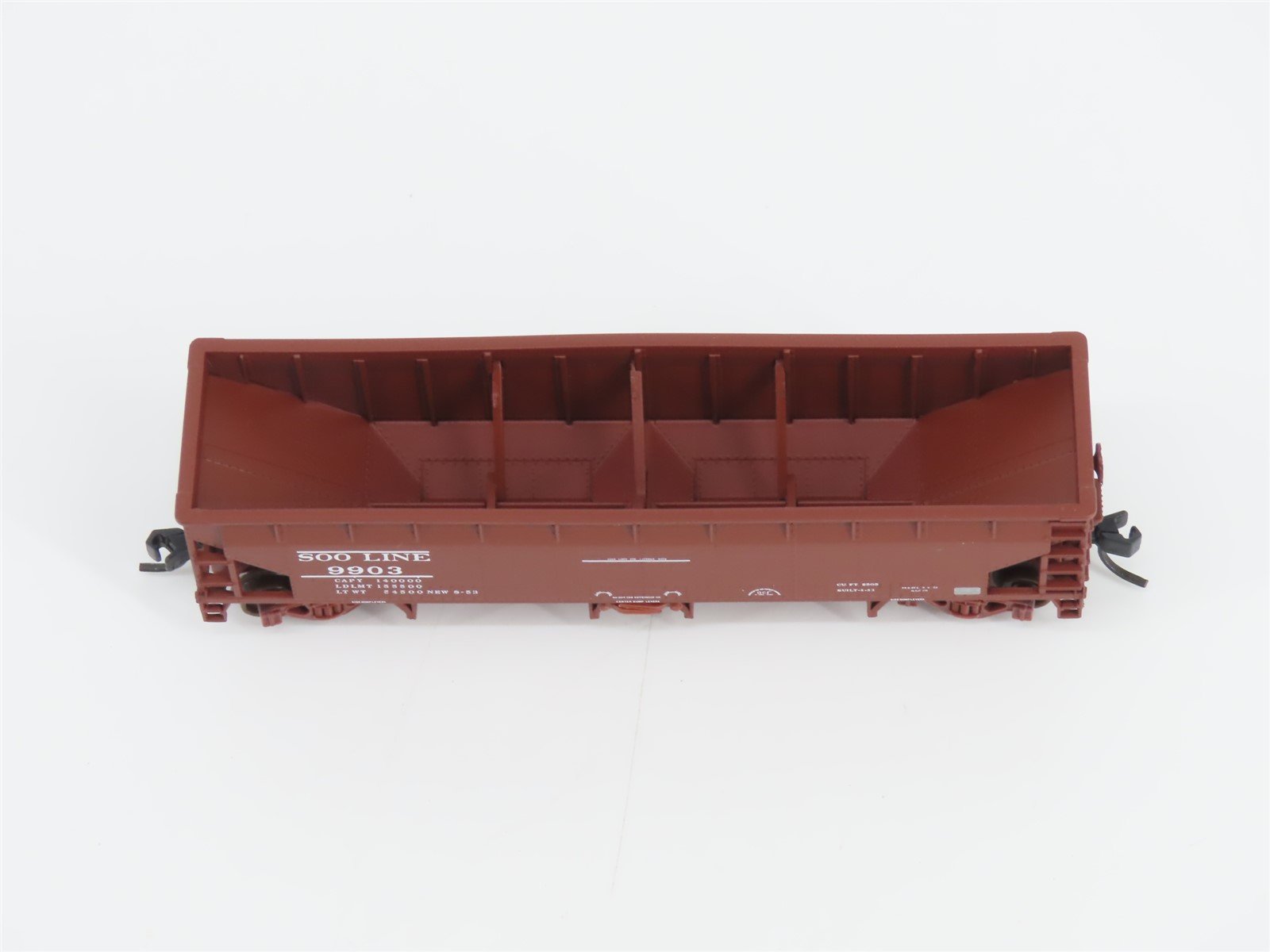 N Scale Atlas 34775-2 SOO Line 2-Bay 70 Ton Hart Ballast Hopper #9903