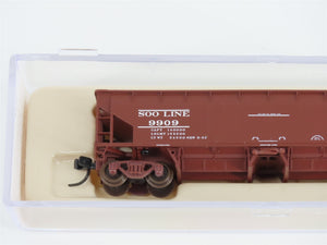 N Scale Atlas 34775-3 SOO Line 2-Bay 70 Ton Hart Ballast Hopper #9909