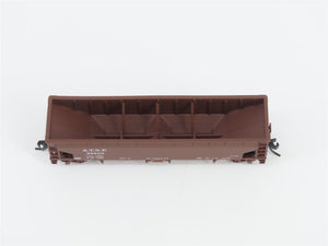 N Scale Atlas 34774-6 ATSF Santa Fe 2-Bay 70 Ton Hart Ballast Hopper #86620