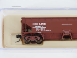 N Scale Atlas 34775-1 SOO Line 2-Bay 70 Ton Hart Ballast Hopper #9901