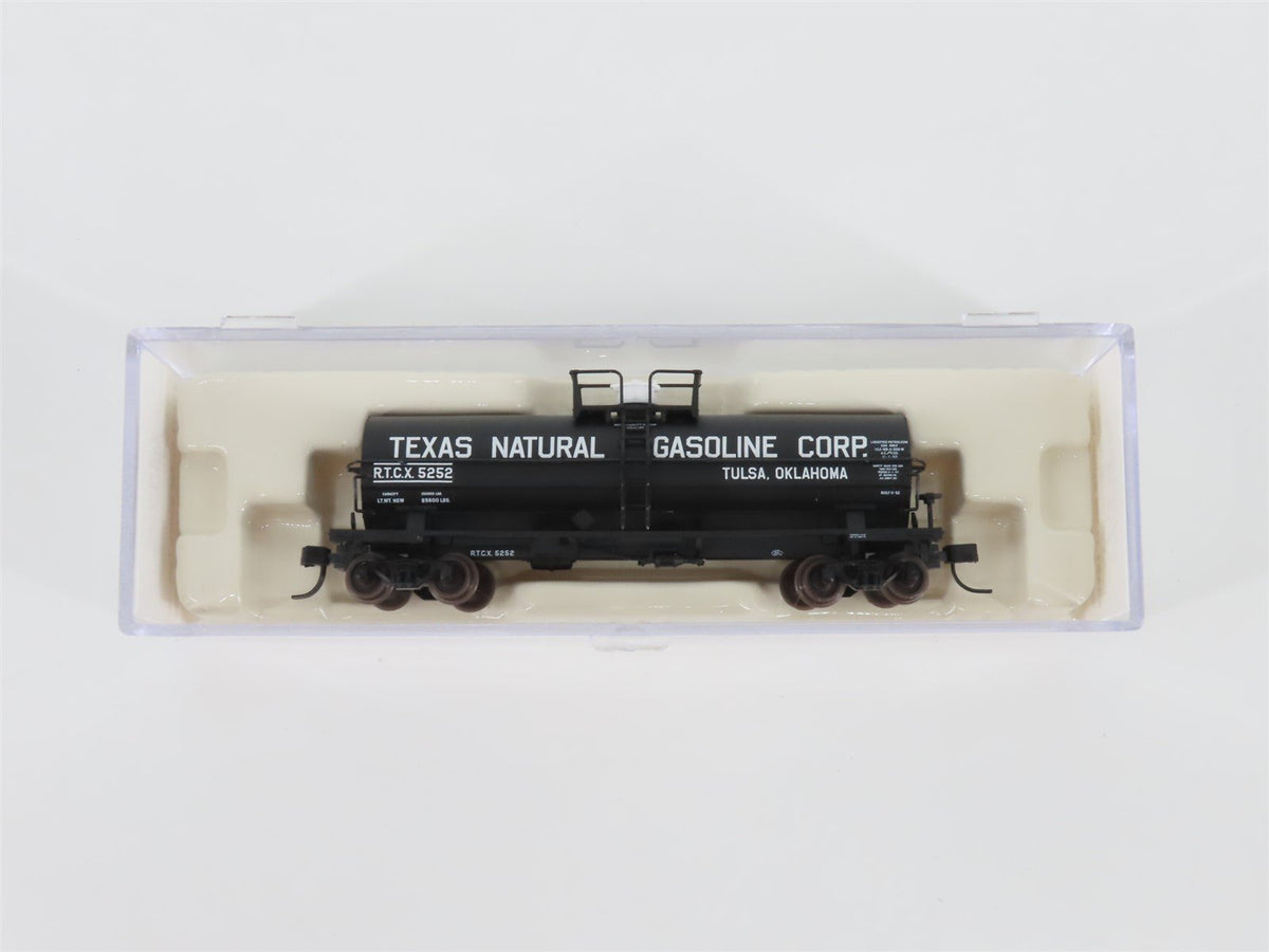N Scale Atlas 43901 RTCX Texas Natural Gasoline Corp 11,000 Gallon Tank Car 5252