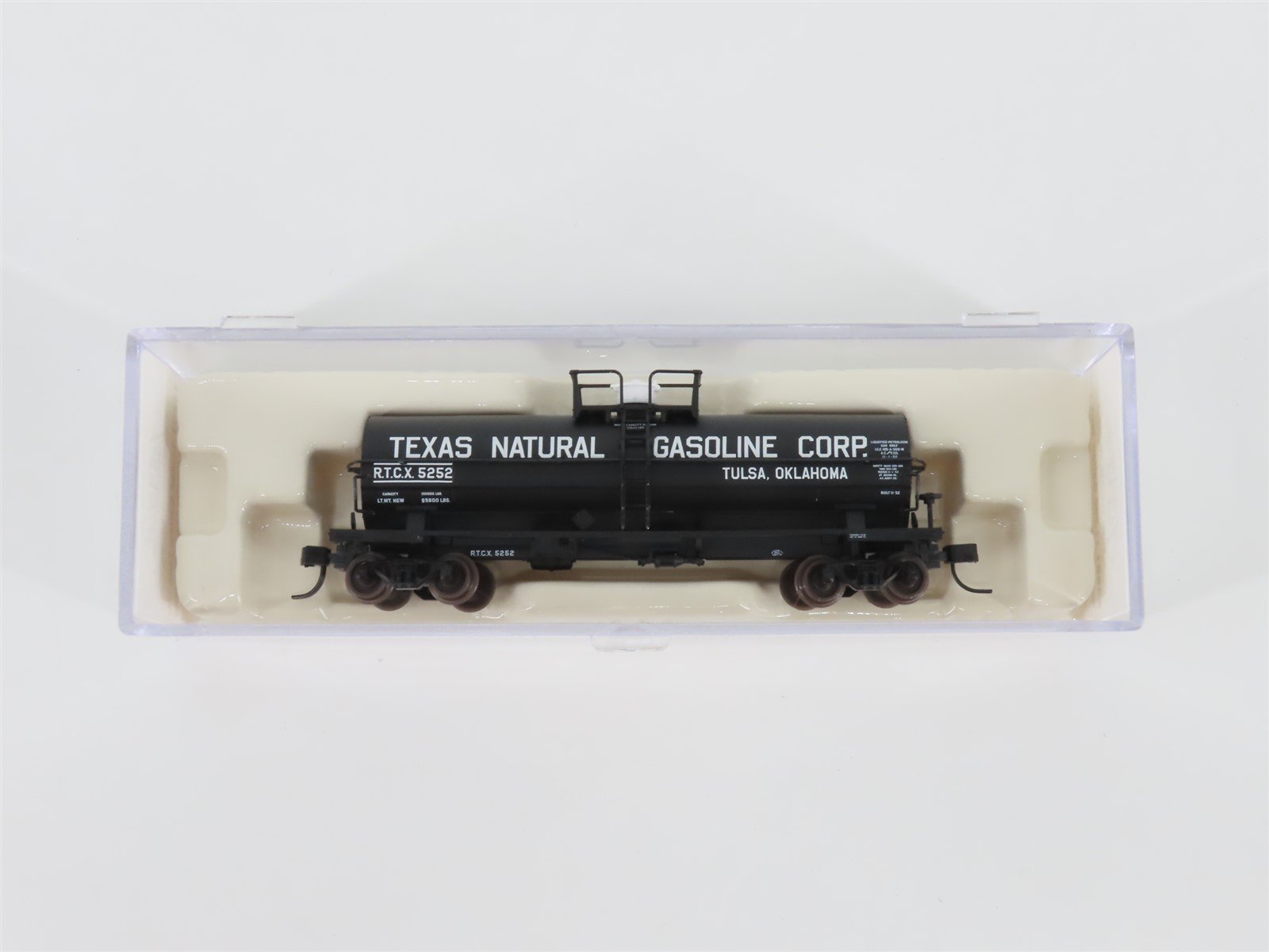 N Scale Atlas 43901 RTCX Texas Natural Gasoline Corp 11,000 Gallon Tank Car 5252