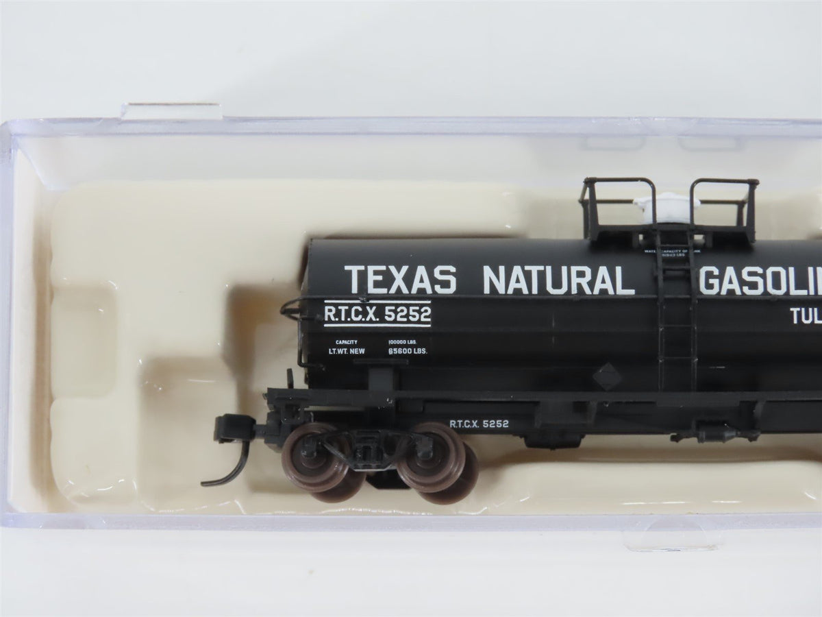 N Scale Atlas 43901 RTCX Texas Natural Gasoline Corp 11,000 Gallon Tank Car 5252