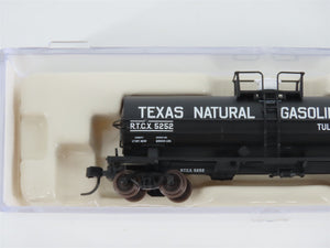 N Scale Atlas 43901 RTCX Texas Natural Gasoline Corp 11,000 Gallon Tank Car 5252