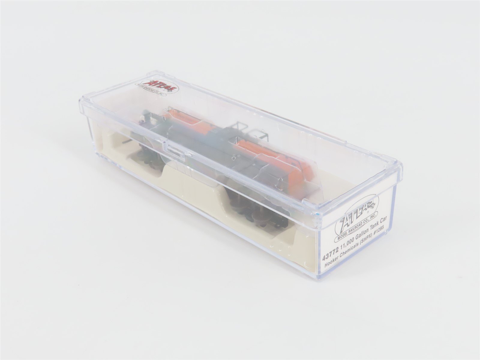 N Scale Atlas 43772 SHPX Hooker Chemicals 11,000 Gallon Tank Car #1285