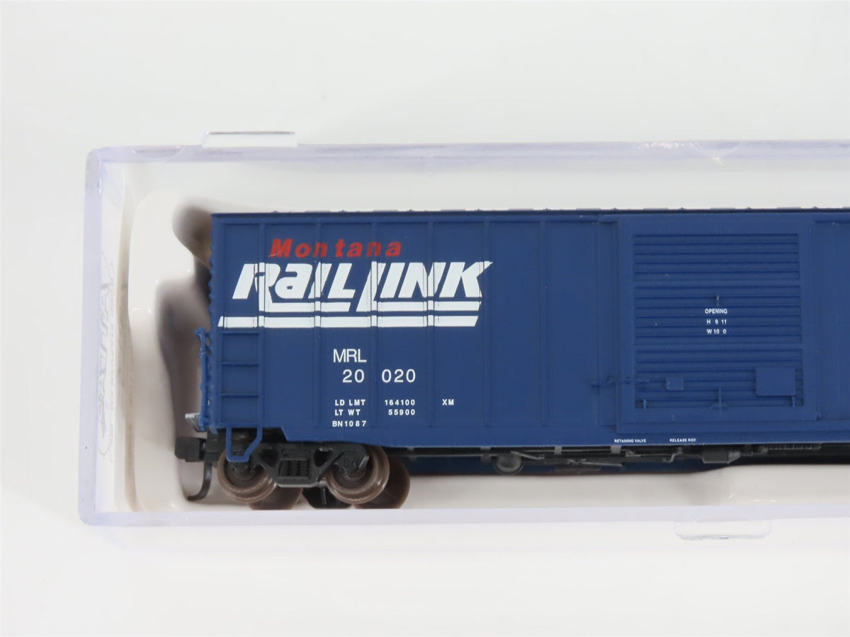 N Scale Atlas 45292 MRL Montana Rail Link 50&#39; Precision Design Box Car #20020