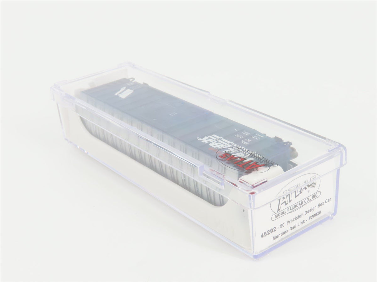 N Scale Atlas 45292 MRL Montana Rail Link 50&#39; Precision Design Box Car #20020