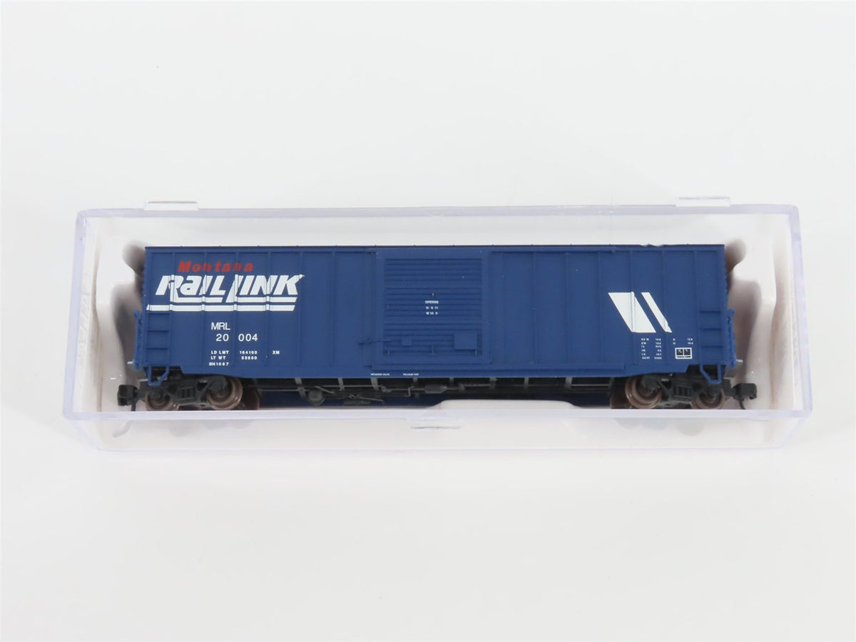 N Scale Atlas 45291 MRL Montana Rail Link 50&#39; Precision Design Box Car #20004