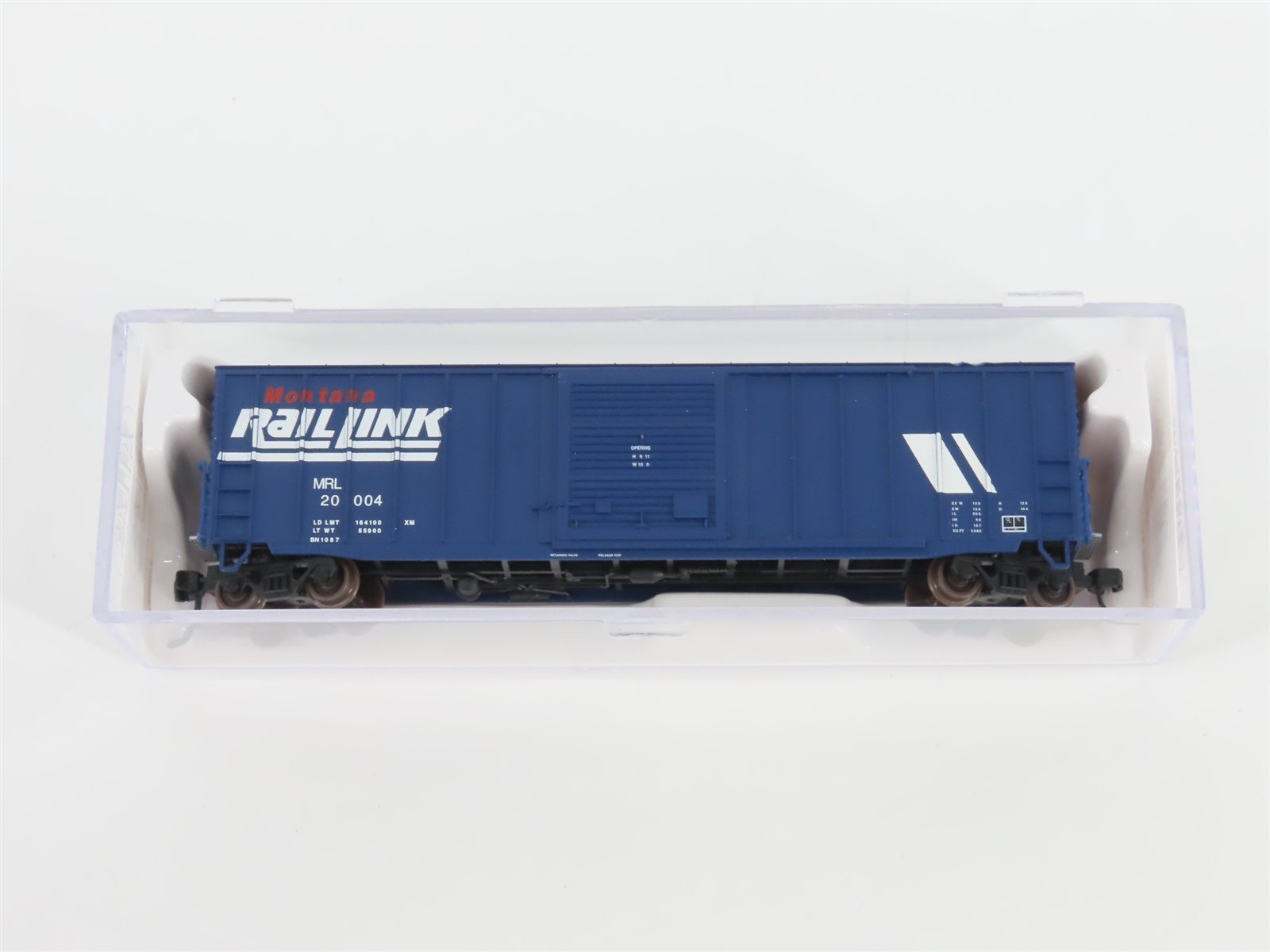 N Scale Atlas 45291 MRL Montana Rail Link 50' Precision Design Box Car #20004