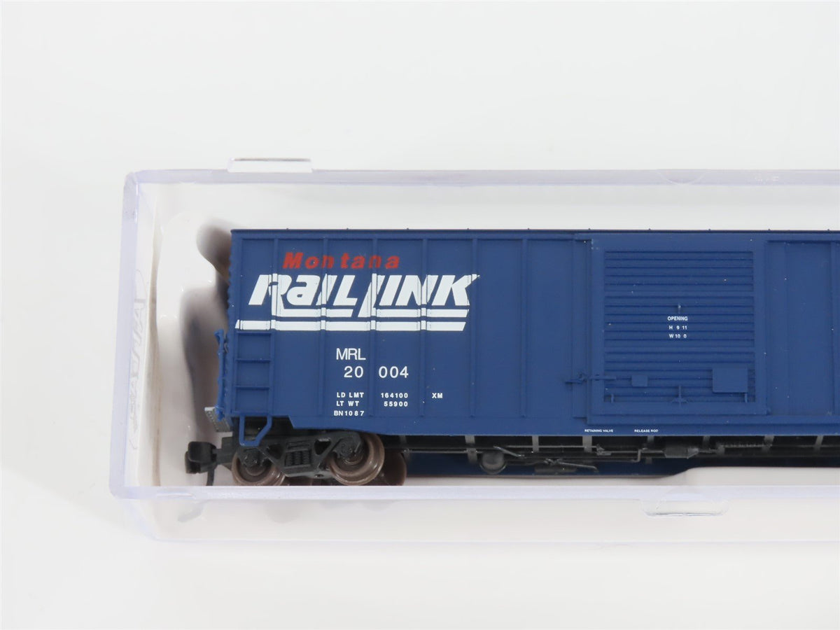 N Scale Atlas 45291 MRL Montana Rail Link 50&#39; Precision Design Box Car #20004