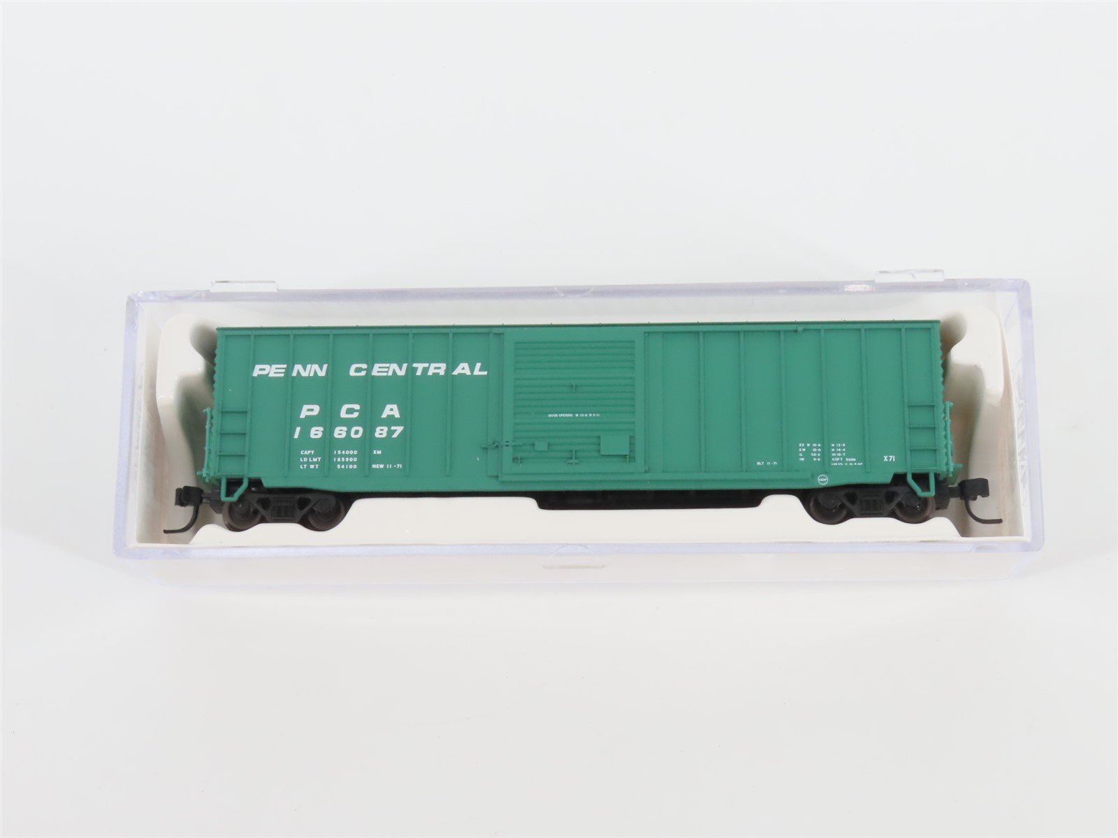 N Scale Atlas 45241 PCA Penn Central 50' Precision Design Box Car #166087